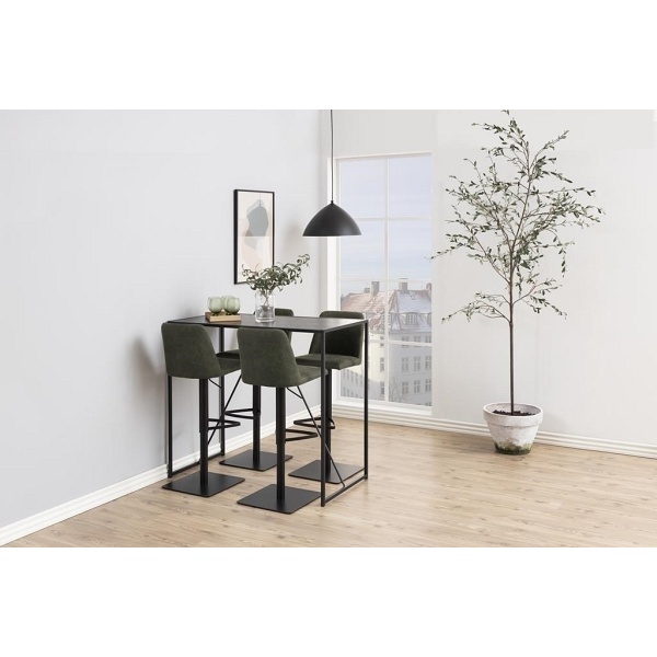 Stół barowy Seaford czarny - ACTONA